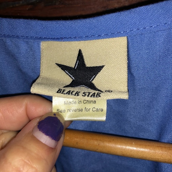 Black Star Nurse Uniform Top Size S - Picture 6 of 10